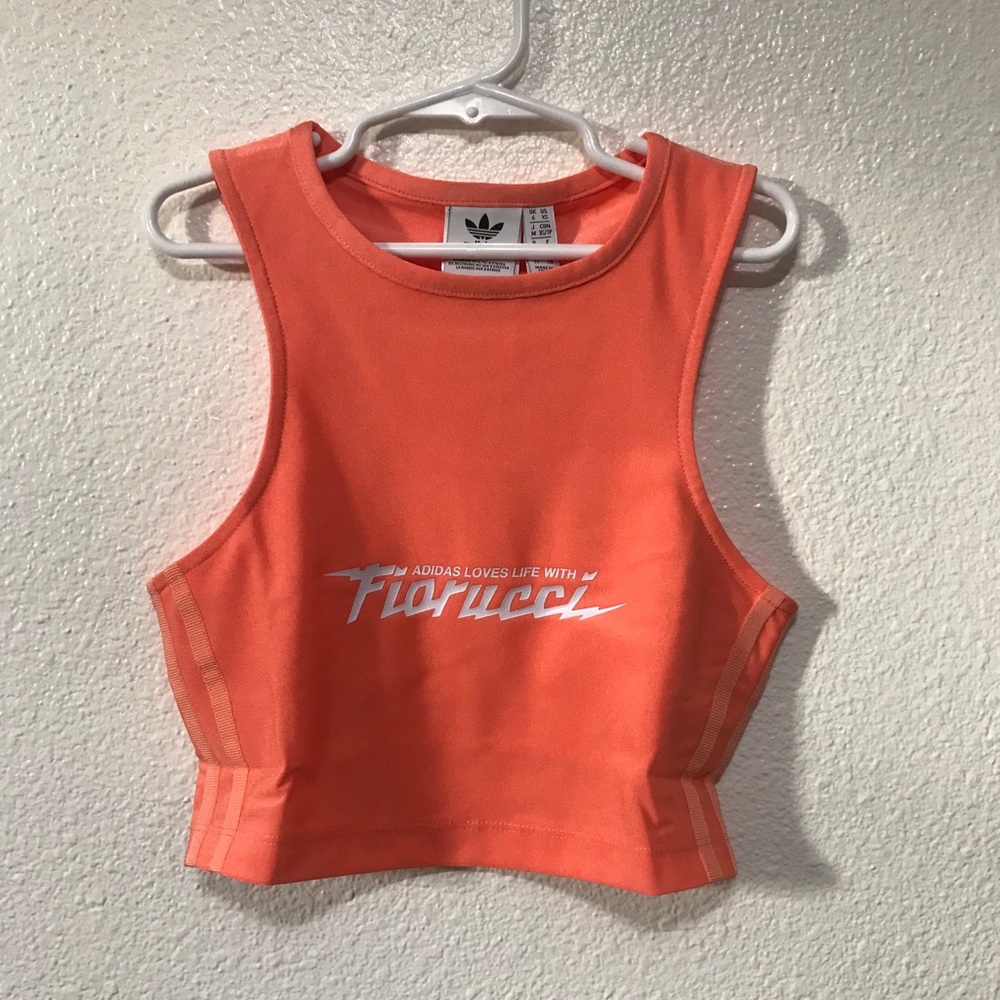 Adidas x fiorucci cropped top